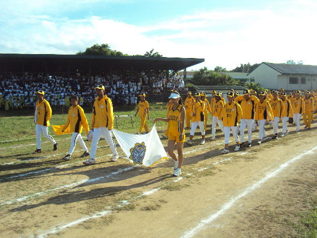 The ASCOT Delegates during the opening parade of the SUC III Olympics