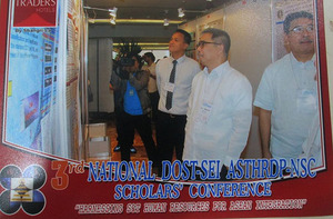 Mr. Mark Joseph R. Rafael Takes Part on the 3rd National DOST-SEI ASTHRDP-NSC Scholars' Conference