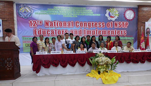 12th National Congress of NSTP Educators and Implementers held at  NSCC Plaza,  Don Alejandro Quirolgico, Caoyan, Metro Vigan, Ilocos Sur 