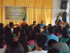 Orientation Program on Expanded Student's Grants-in-Aid Program for Poverty Alleviation